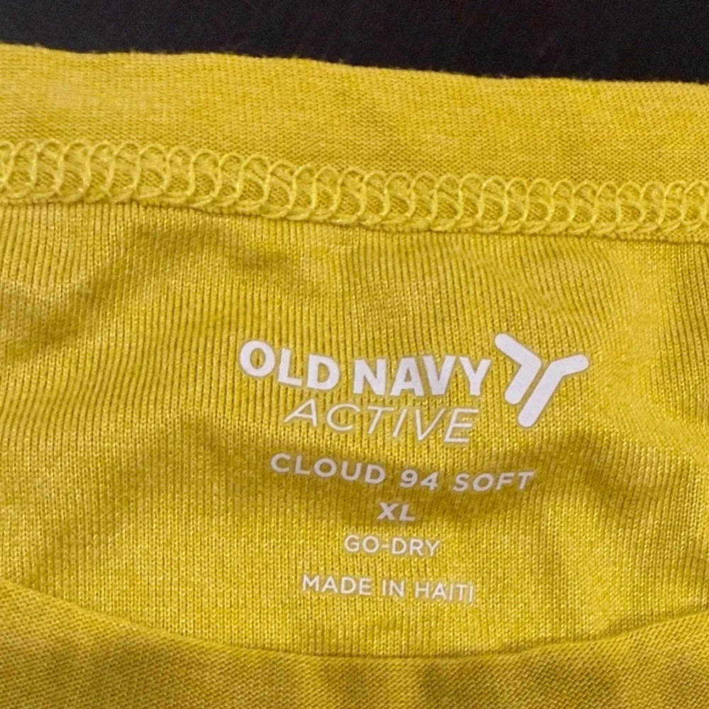 Old Navy Bright Yellow Twist Front Tank Top - Picture 2 of 4